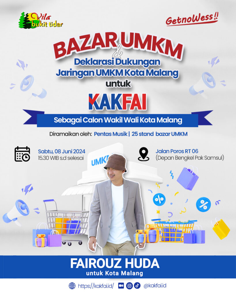 Bazar dan Dukungan Kak Fai Jaringan UMKM Kota Malang